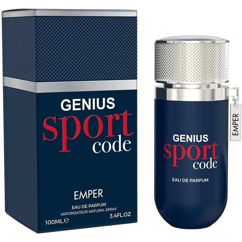 EMPER GENIUS Sport Code For Men 100ml (3.4 Fl Oz)