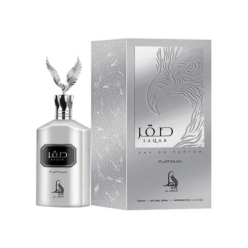SAQAR PLATINUM PERFUME 100ML – AL ABSAR
