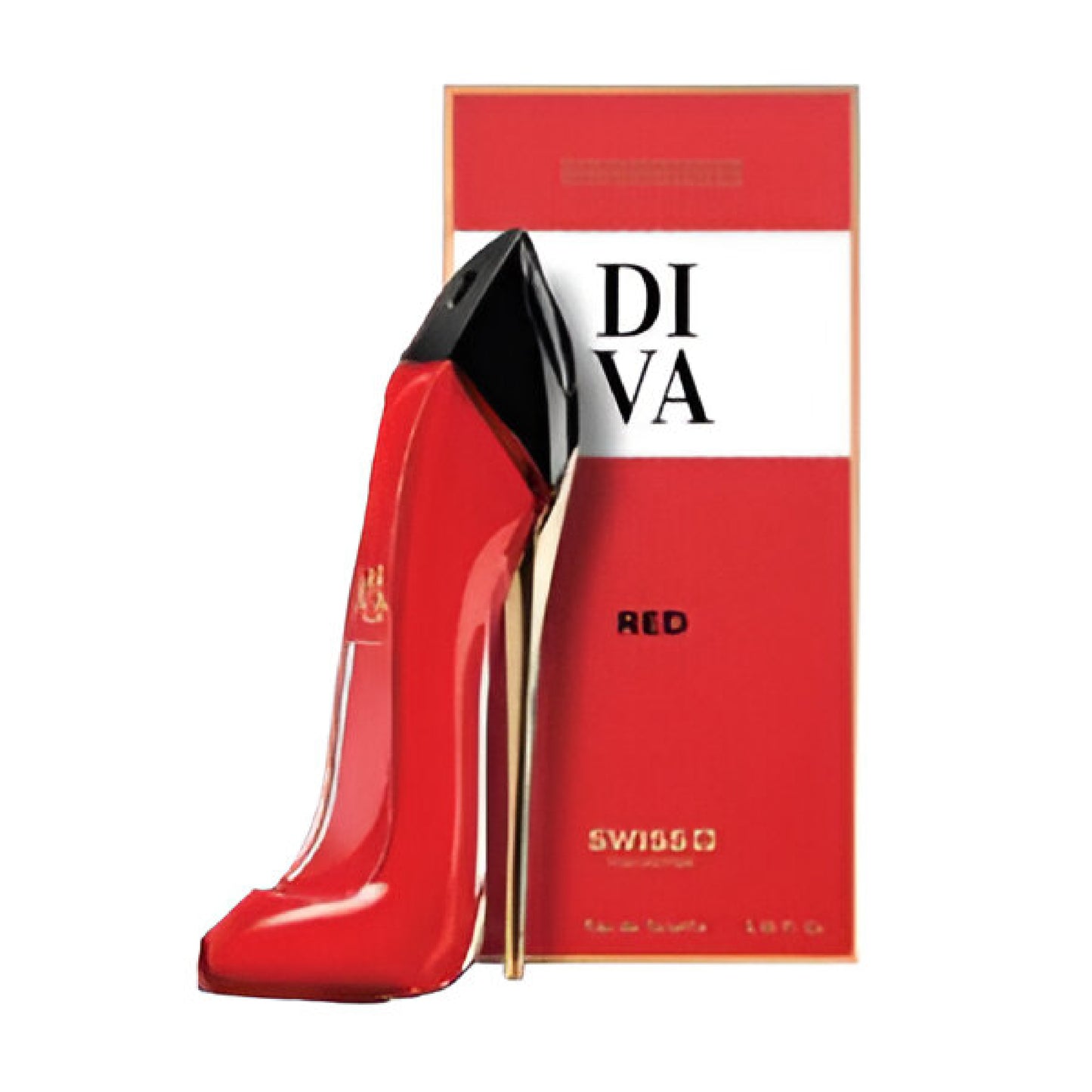 DIVA RED Women EDT - 100MI (3.40z) By Swiss
