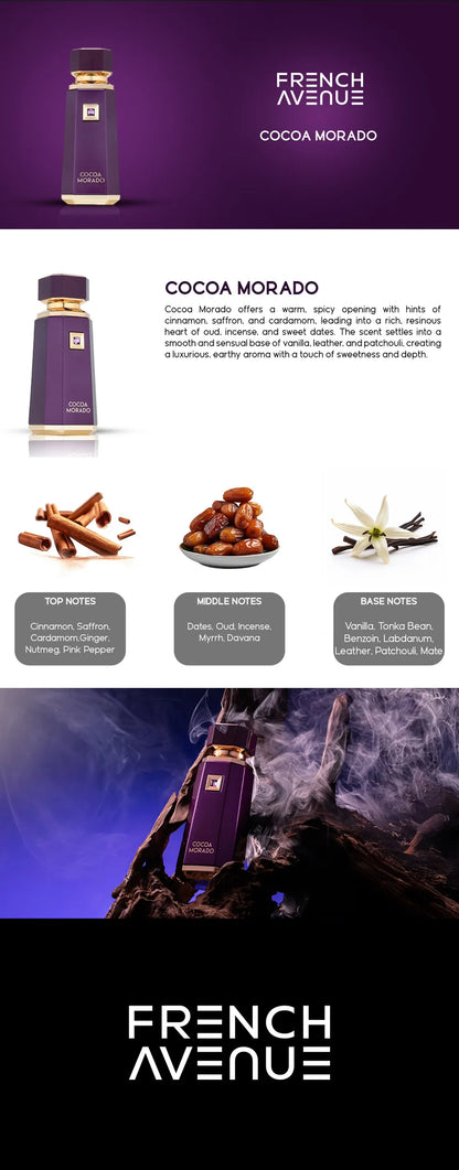 COCOA MORADO UNISEX EDP - 100ML (3.4oz) BY FRENCH AVENUE