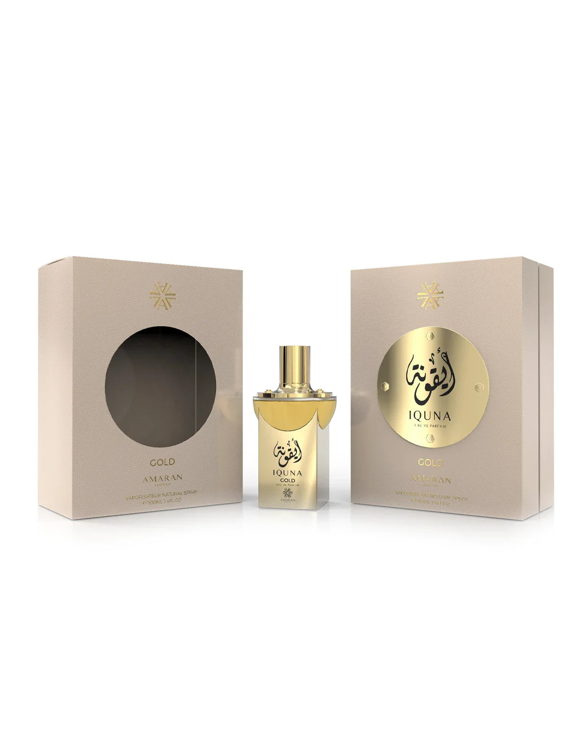 IQUNA GOLD BY AMARAN 100 ml 3.4oz