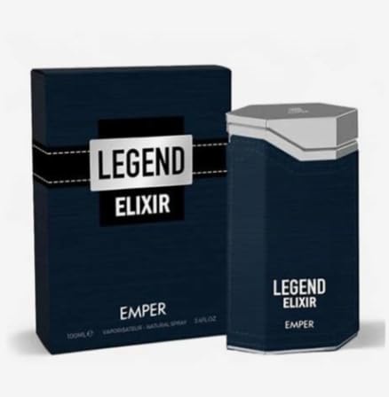 Legend Elixir Emper Eau de Parfum para Hombre, 3.4 oz